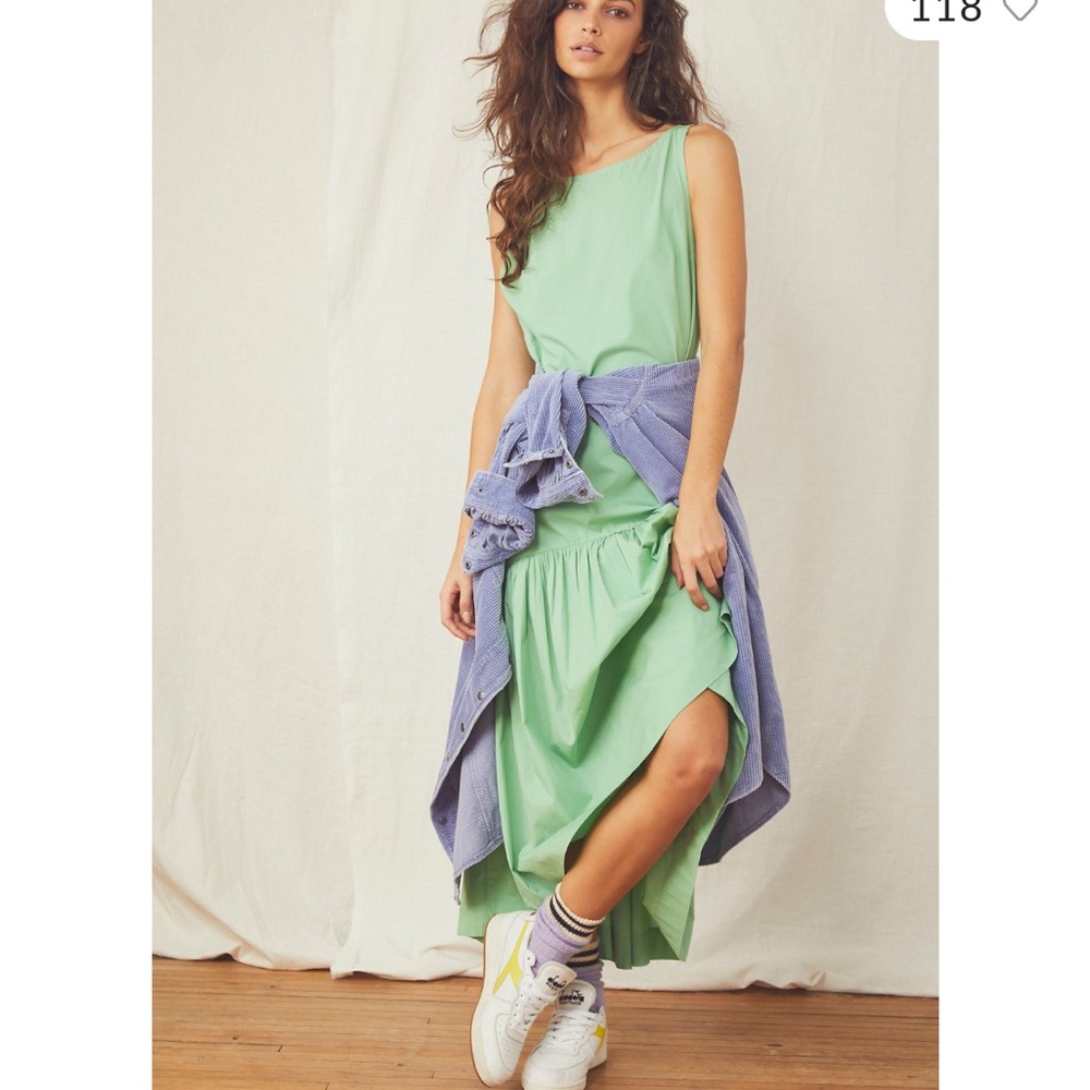 Free People Dakota Drop Waist Midi - NWT